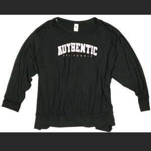 Sew In Love printed Authentic California black relaxed fit t-shirt XL